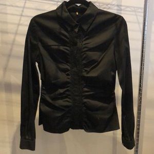 Elie Tahari black blouse